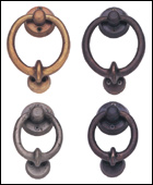Bronze Door Knockers with Ring Pulls (Emtek)