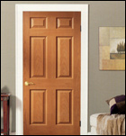 Prefinished 6-Panel Imperial Oak Door (DoorCraft)